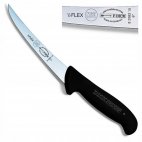 Nóż do trybowania ERGOGRIP, z ostrzem wygiętym, 15 cm, półelastyczny, czarny, DICK 8298215-01